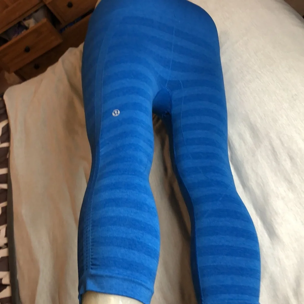 lululemon athletica blue stripes